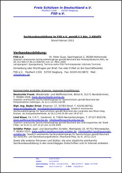 Sachkundeausbildung