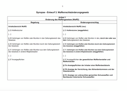 Synopse WaffRÄndG 03.01.2019