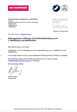 Stellungnahme BIV 08.02.2019